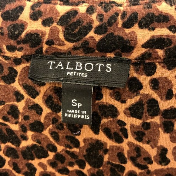 Talbot Animal Print Casual Maxi Dress Small Petite - Picture 4 of 5